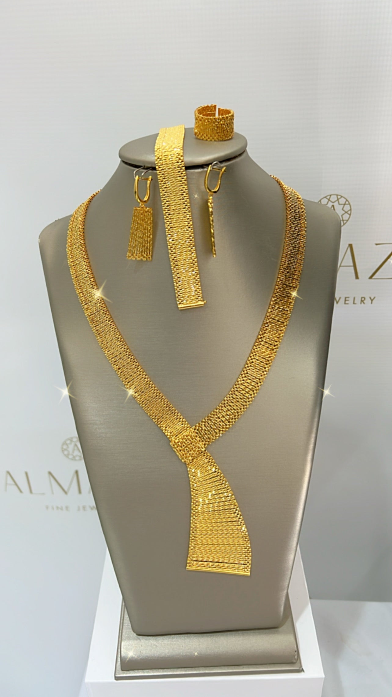 21k Gold Necklace Set
