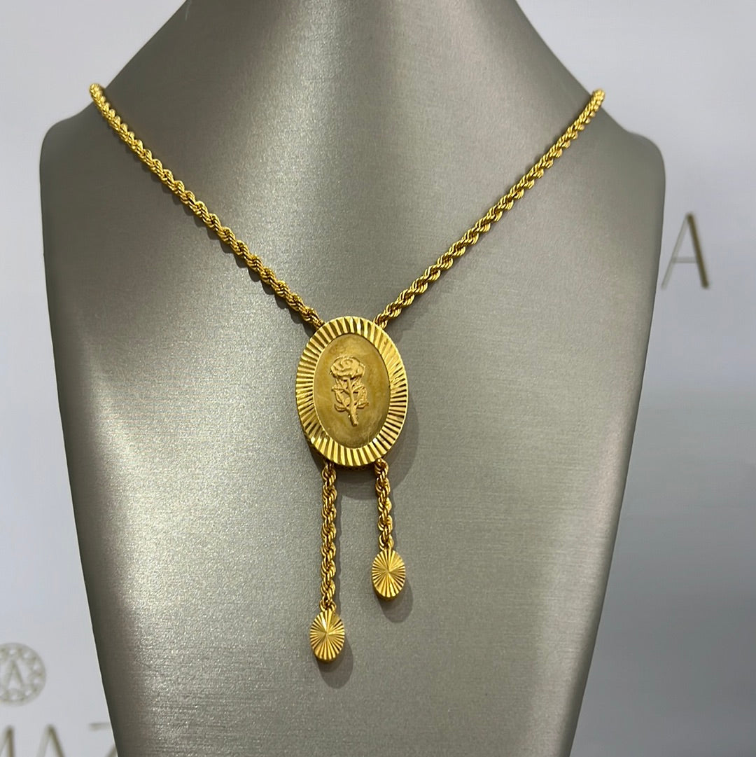 21k Gold Ounsa Necklace