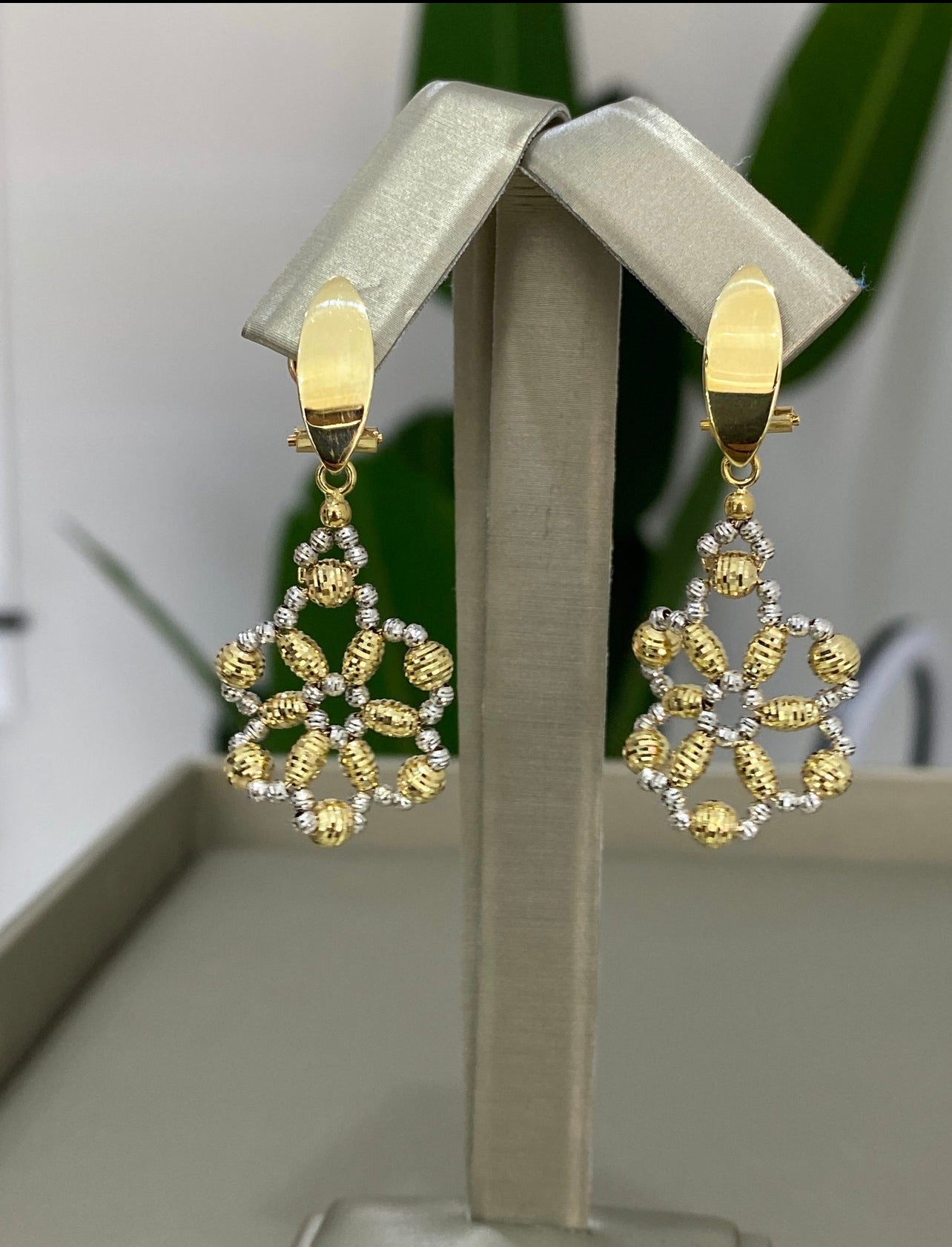 14K Gold Two Tone Necklace Set