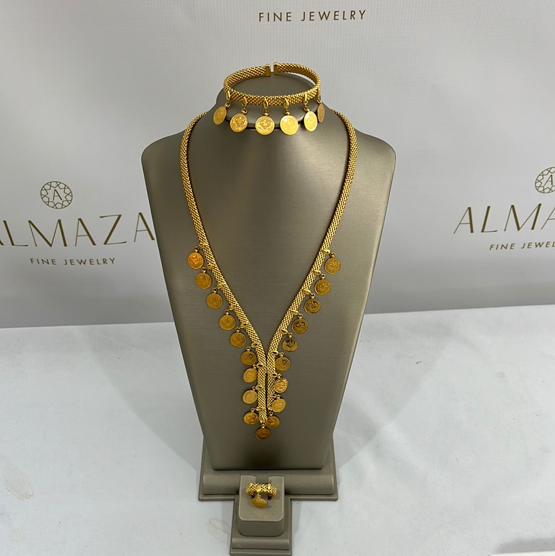 21k Gold Himo Set