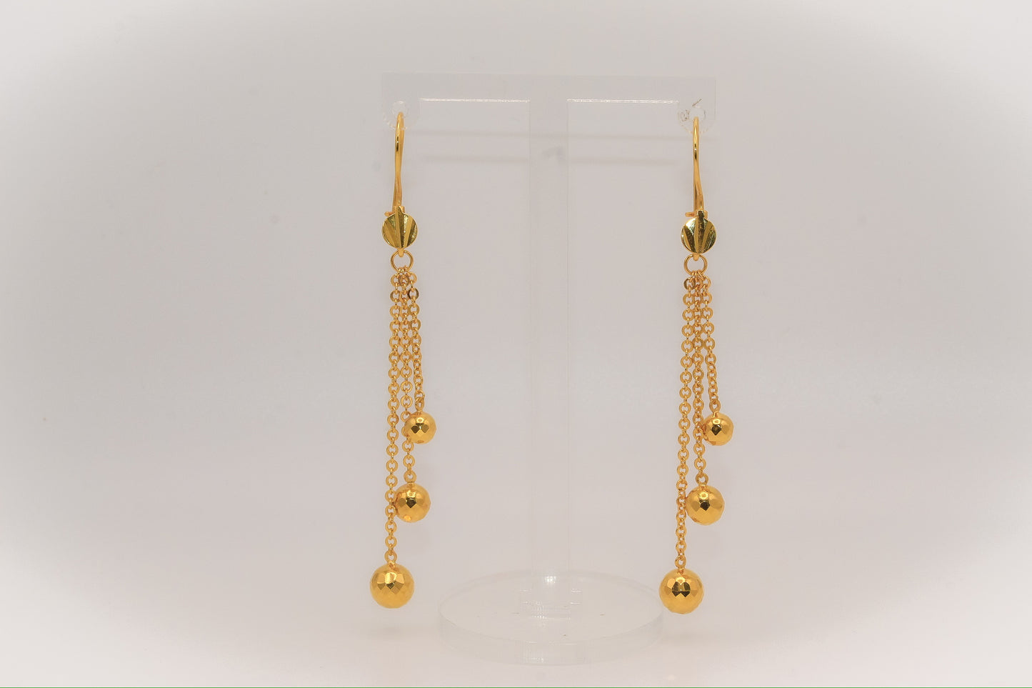 21k Gold Dangle Earrings