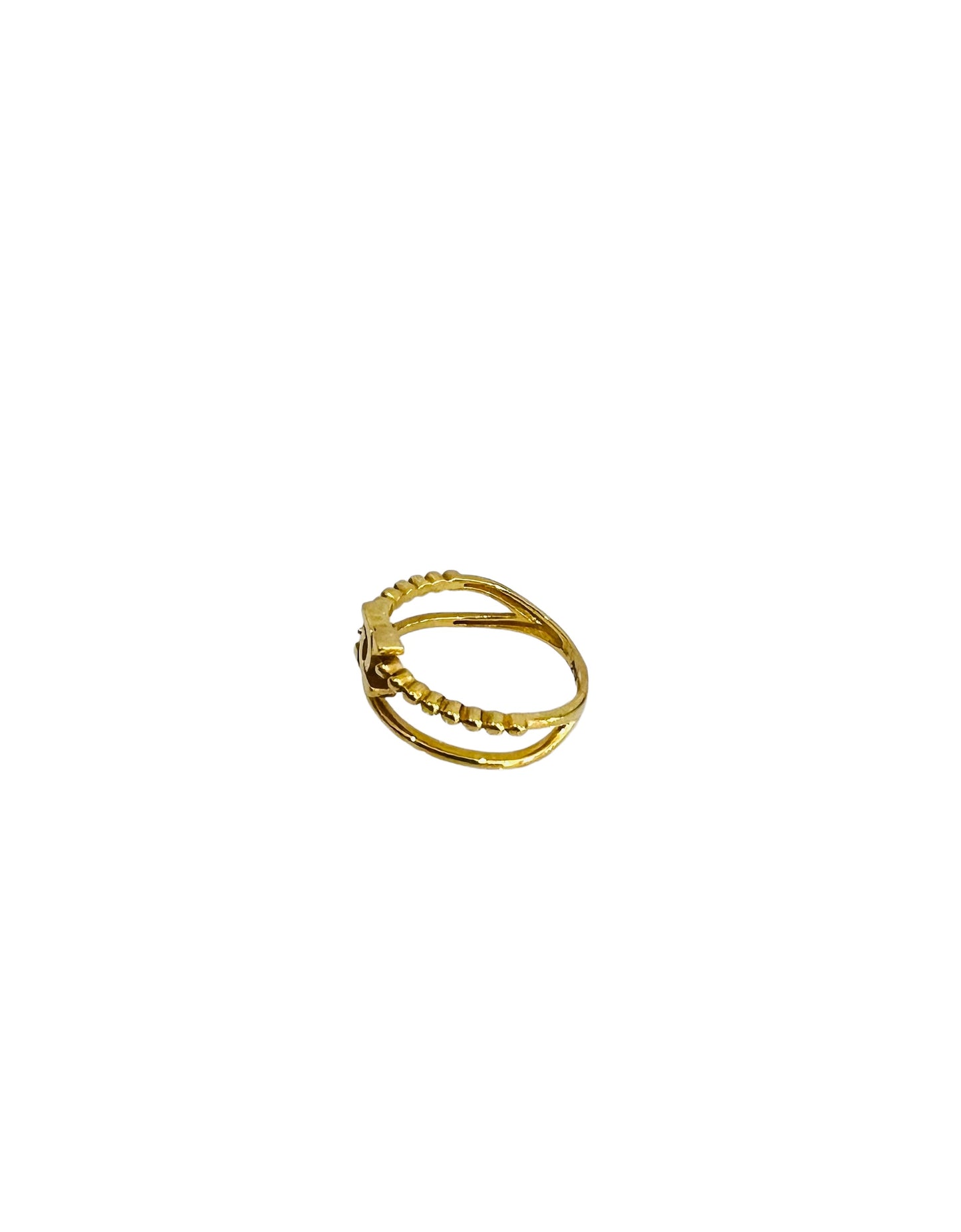 21k Gold stacked Ring