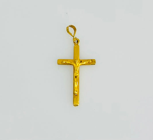 21K Gold Cross Pendant