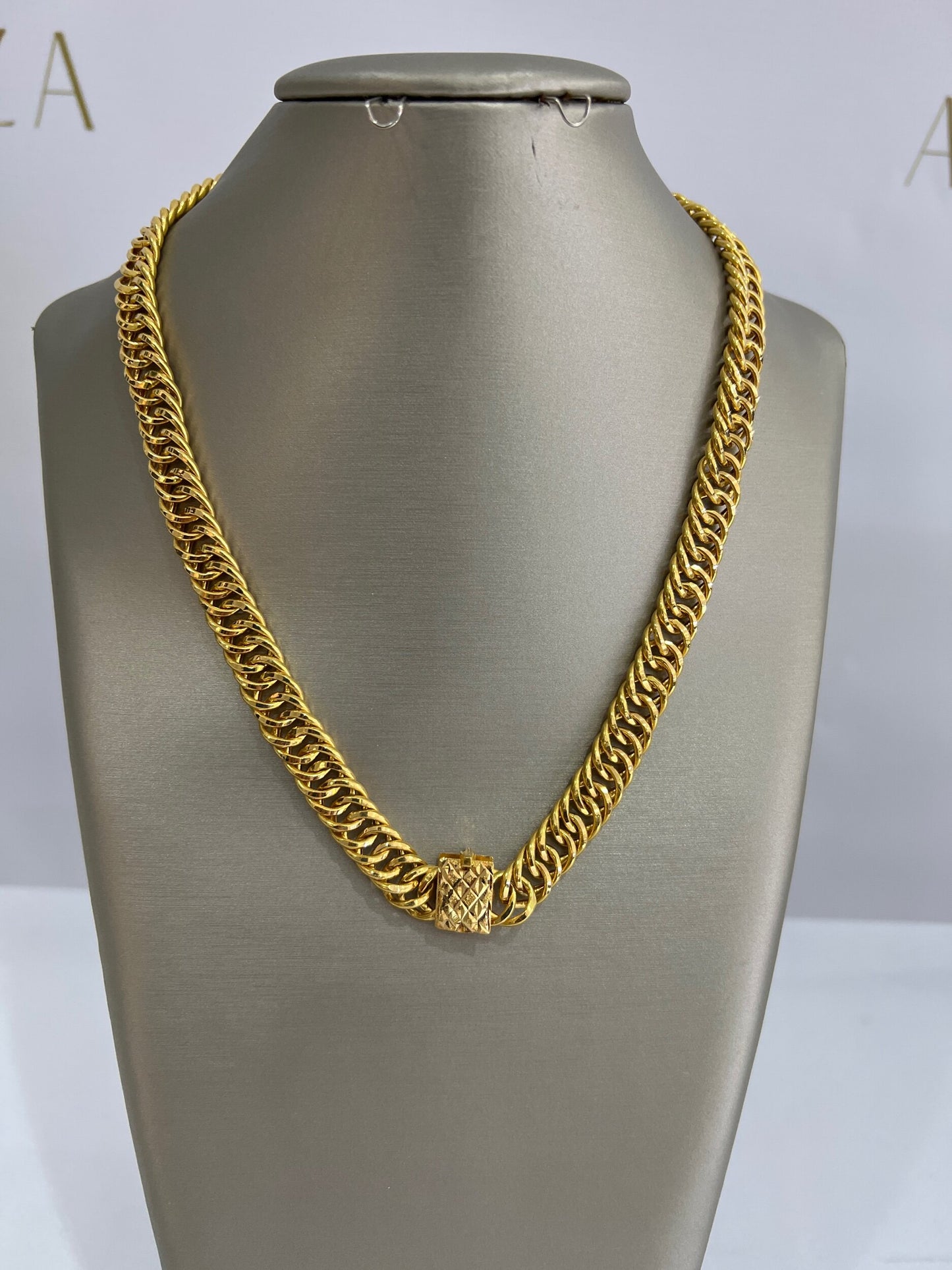 21k Gold Link Necklace