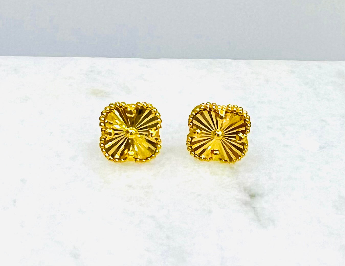 21K Gold Small Earrings