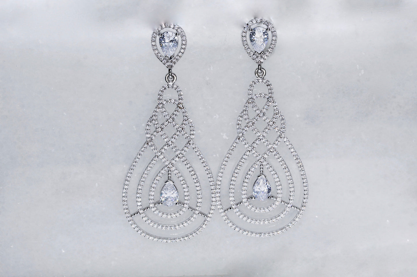 18k White Gold Earrings