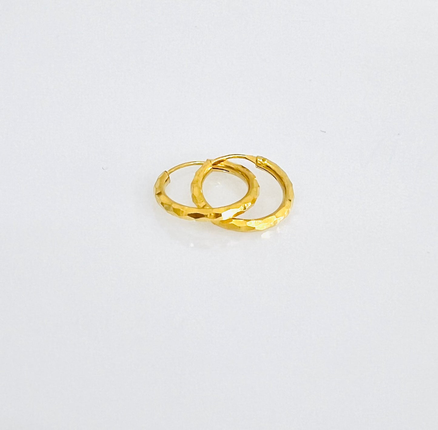 21K Gold Kids Mini Hoop Earrings