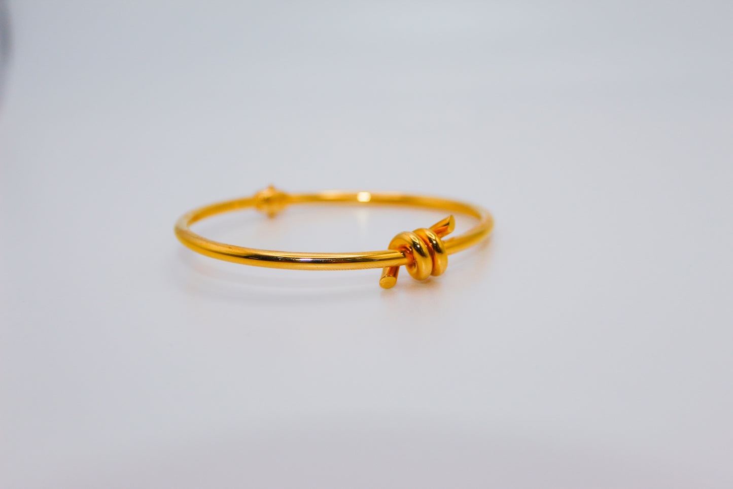 21K Gold Not Bangle Bracelet