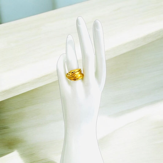 21K Gold Modern Ring