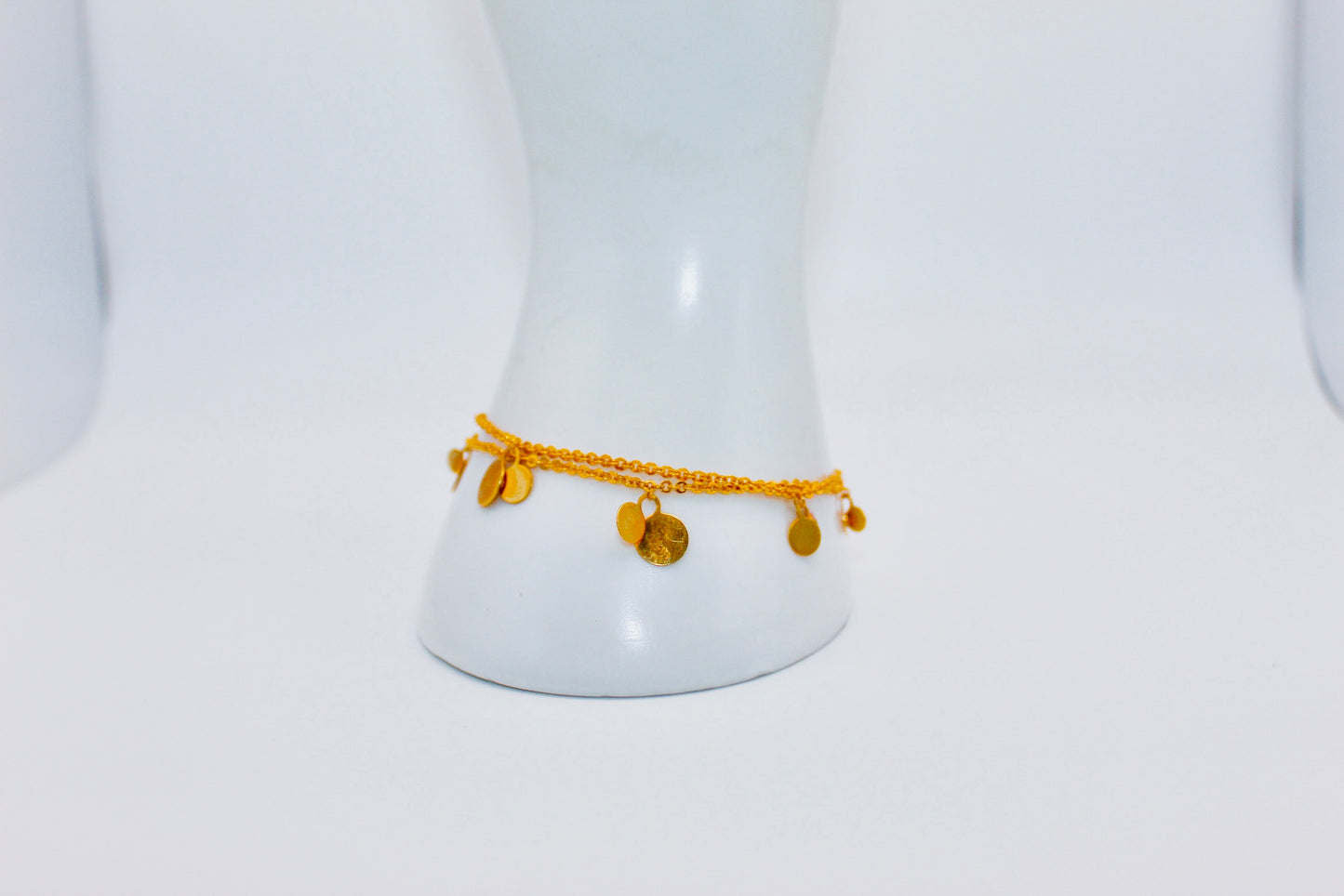 21K Gold Charm Bracelet