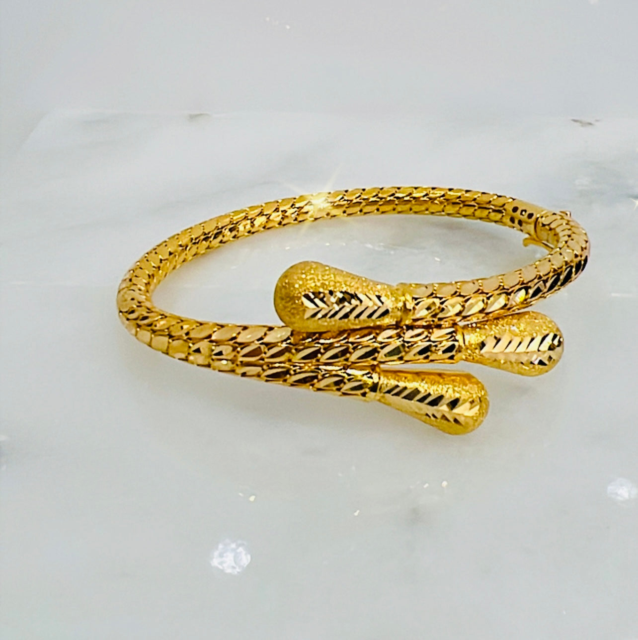 21k Gold Bangle Bracelet