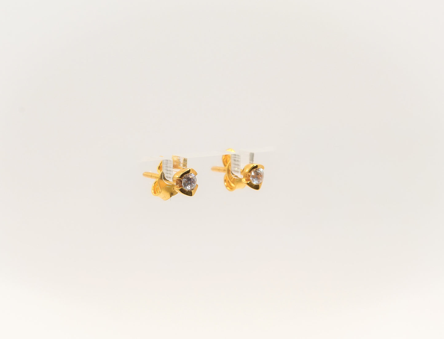 21K Gold Mini Stud Kids Earrings