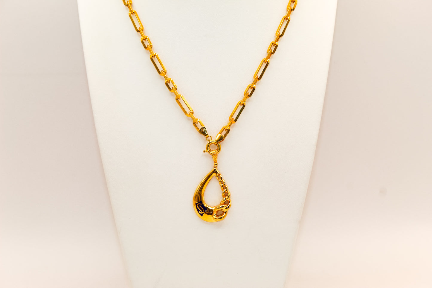 21K Gold Link Necklace