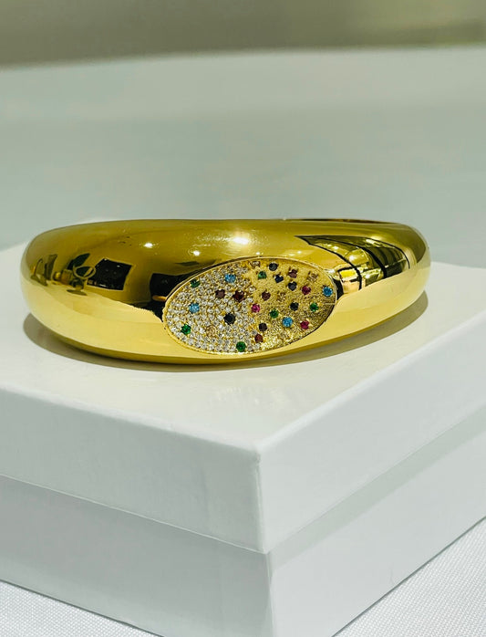 21K Gold Bangle Bracelet