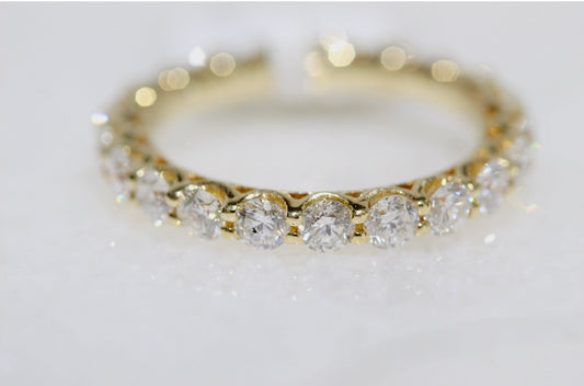 14K Gold 2.17 Carat Diamond Eternity Band