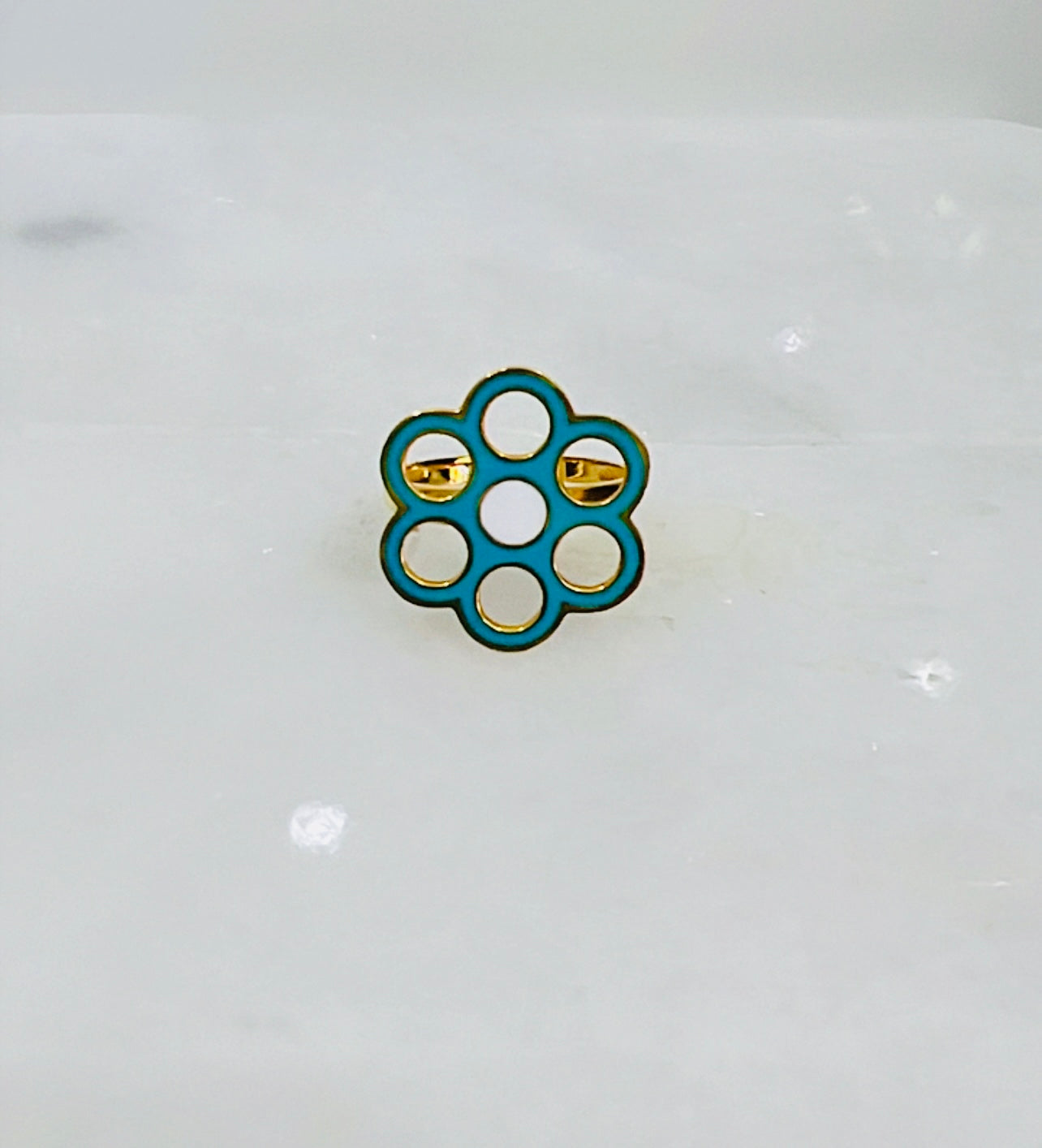 21K Gold Flower Ring