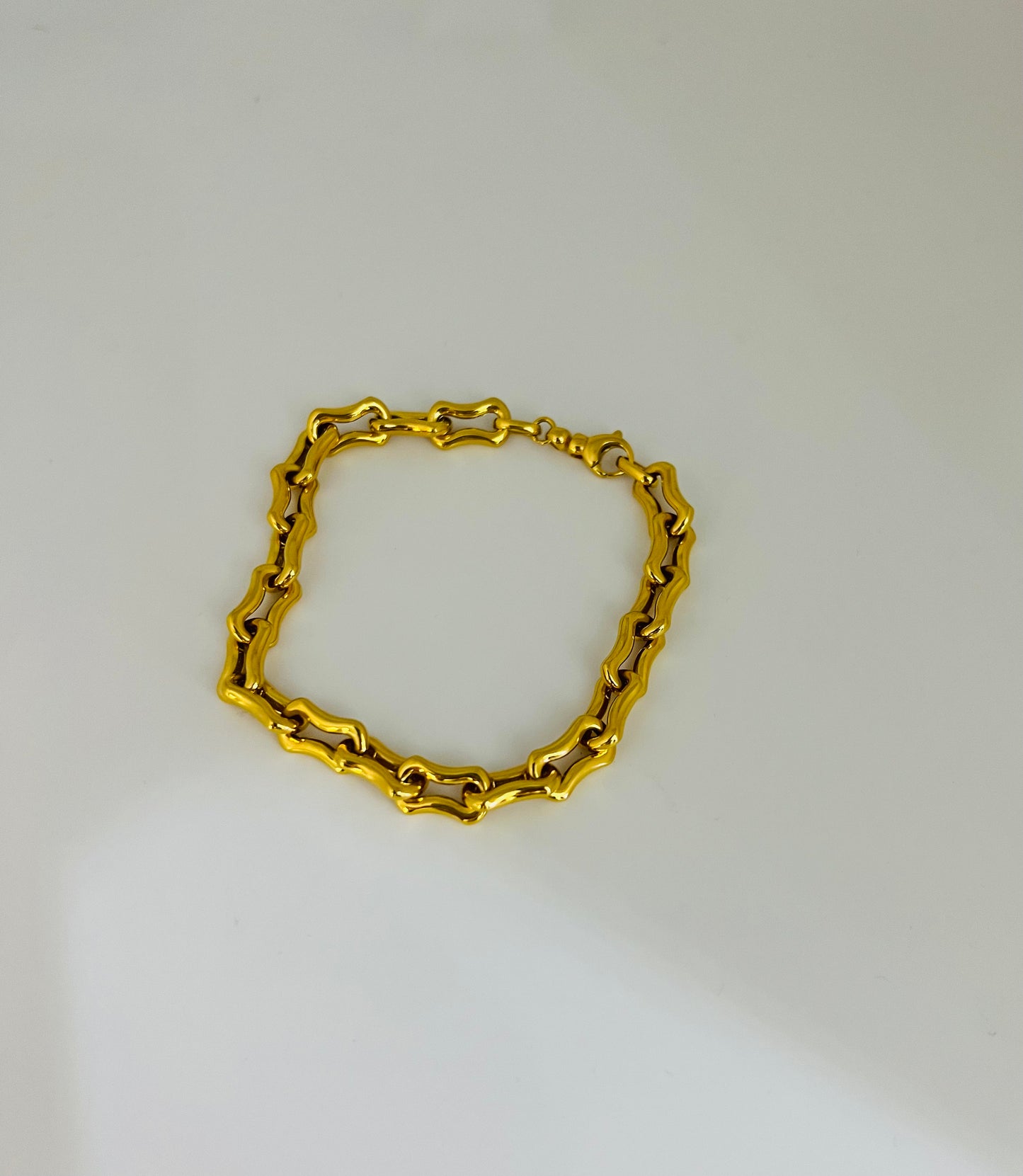 21k Gold Link Bracelet
