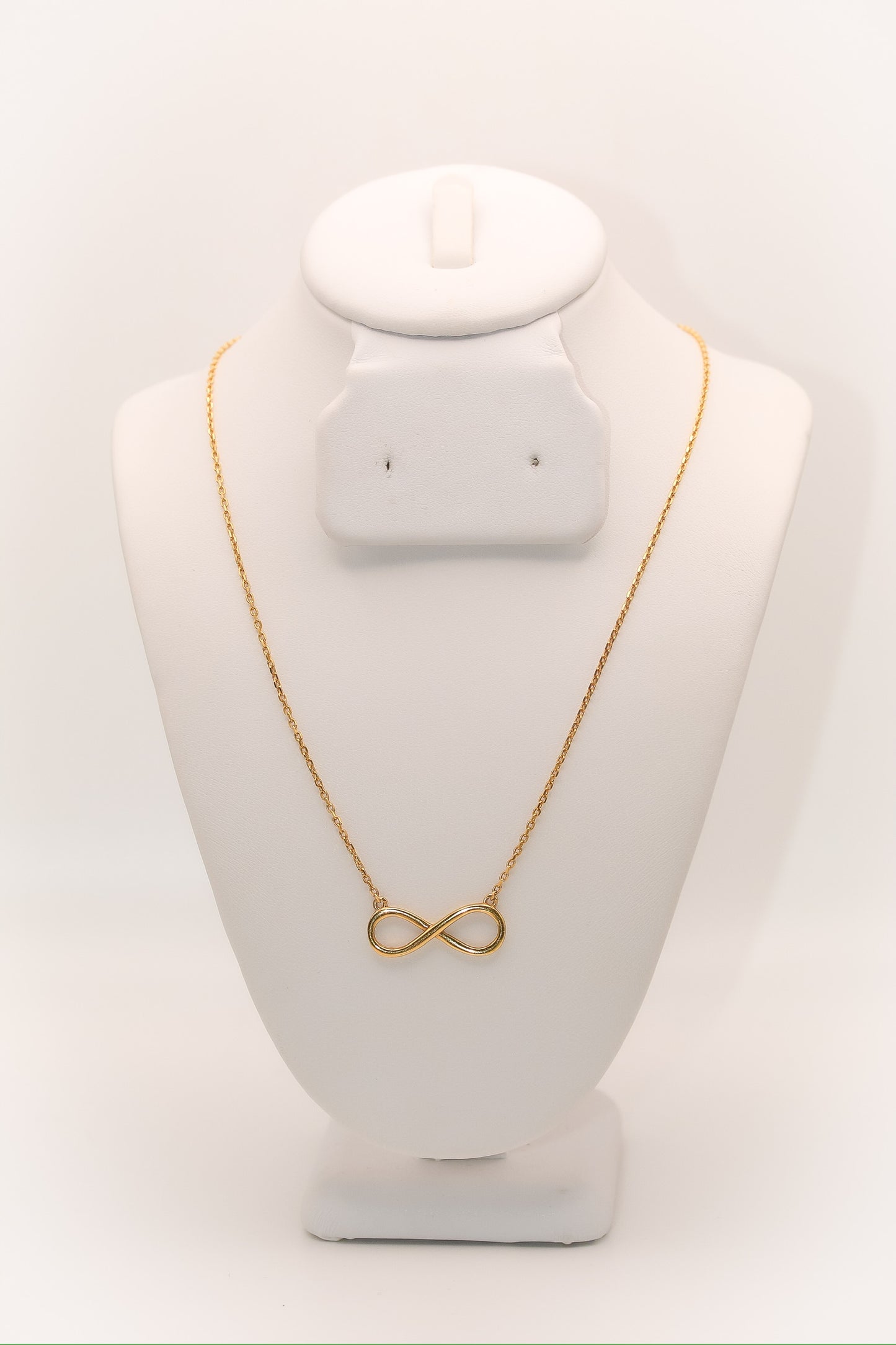 21K Gold Infinity Necklace