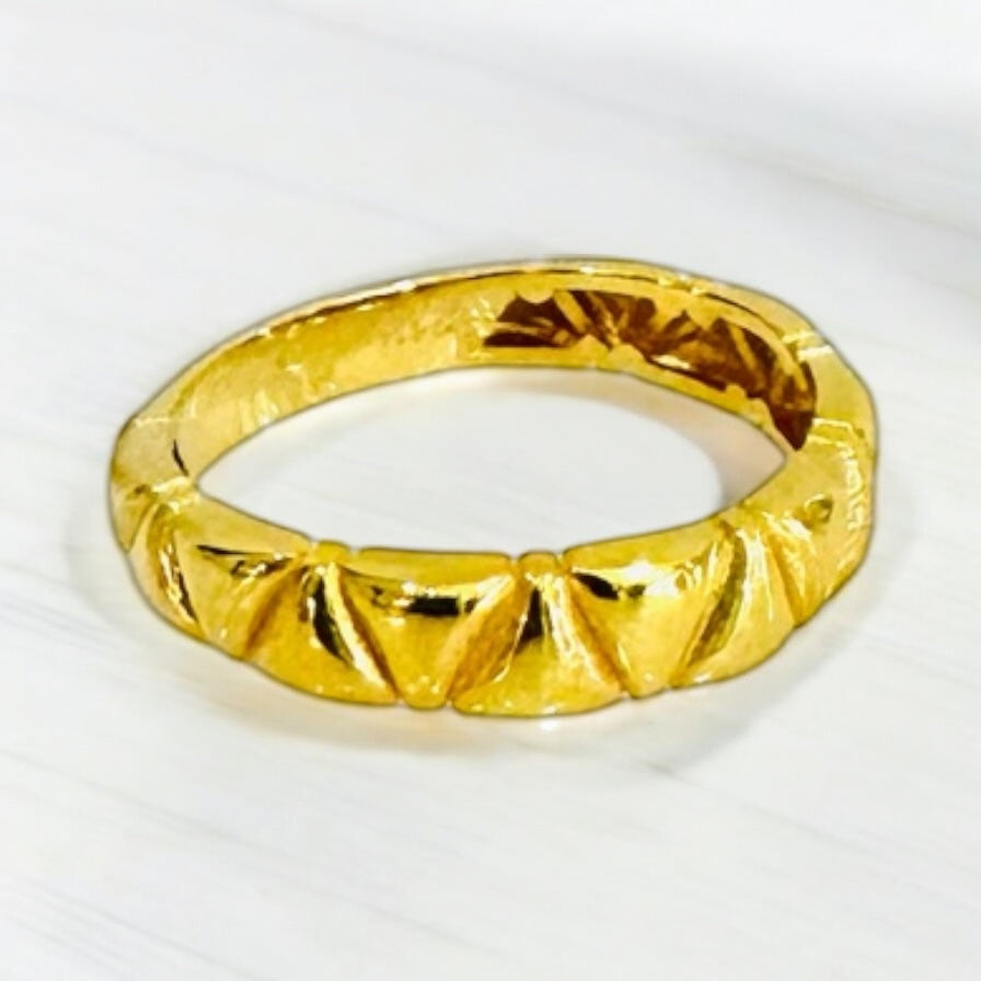 21k Gold Stacking Ring
