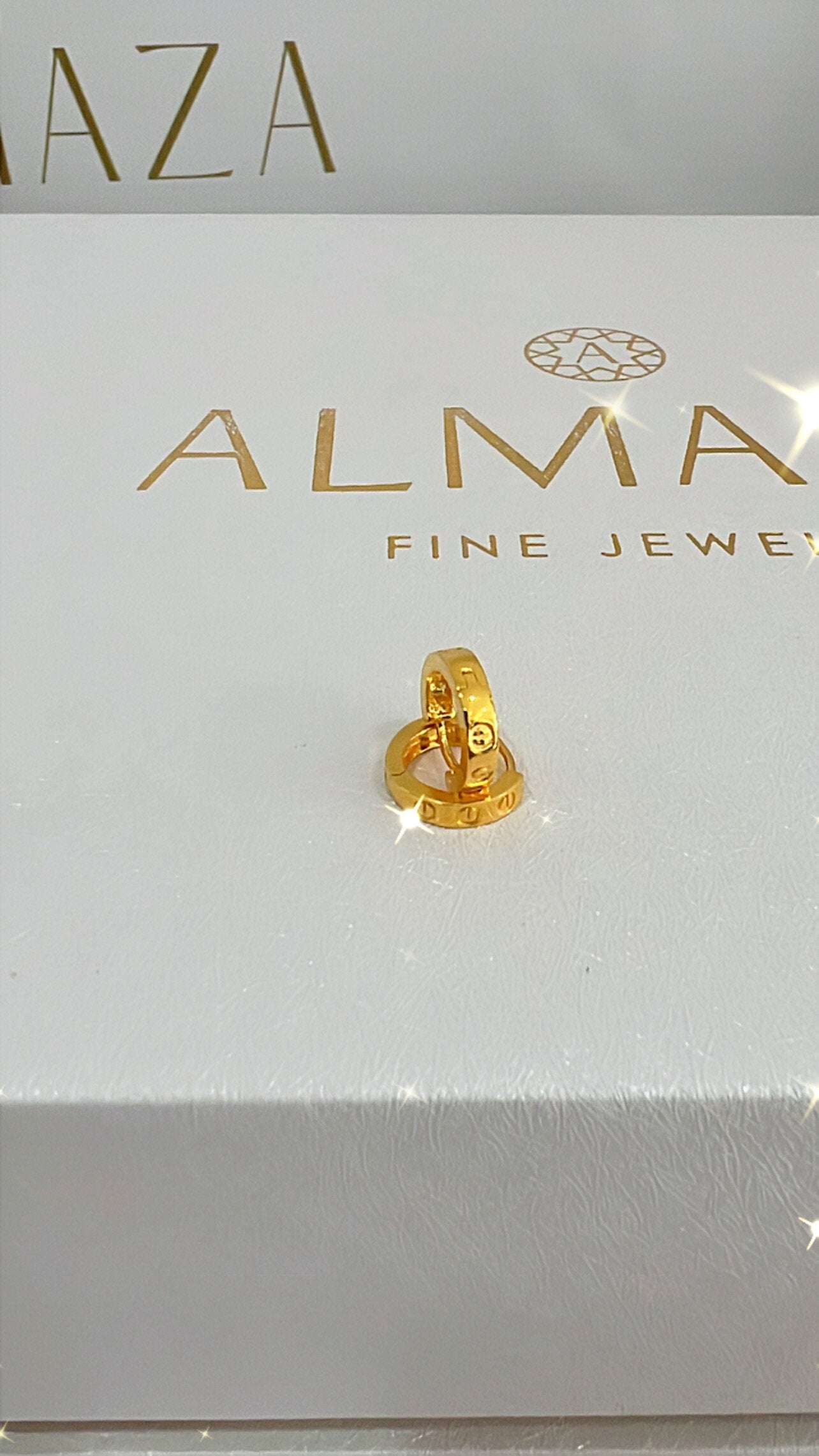 21k Gold Cuff Earrings