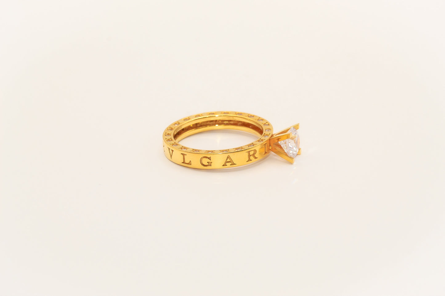 21K Gold Solitaire Ring