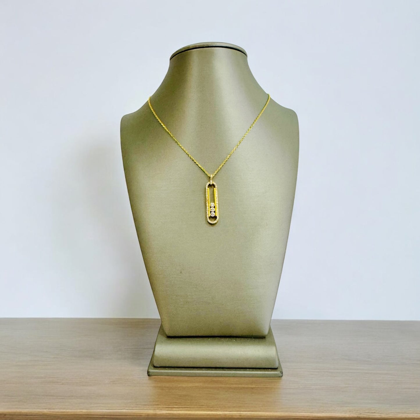 21K Gold Modern Necklace