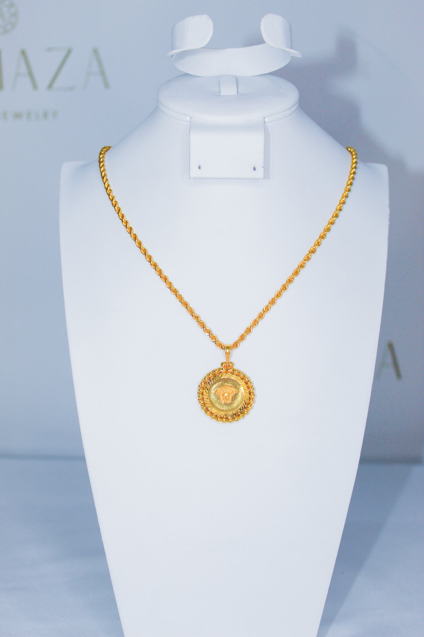 21K Gold Himo Pendant