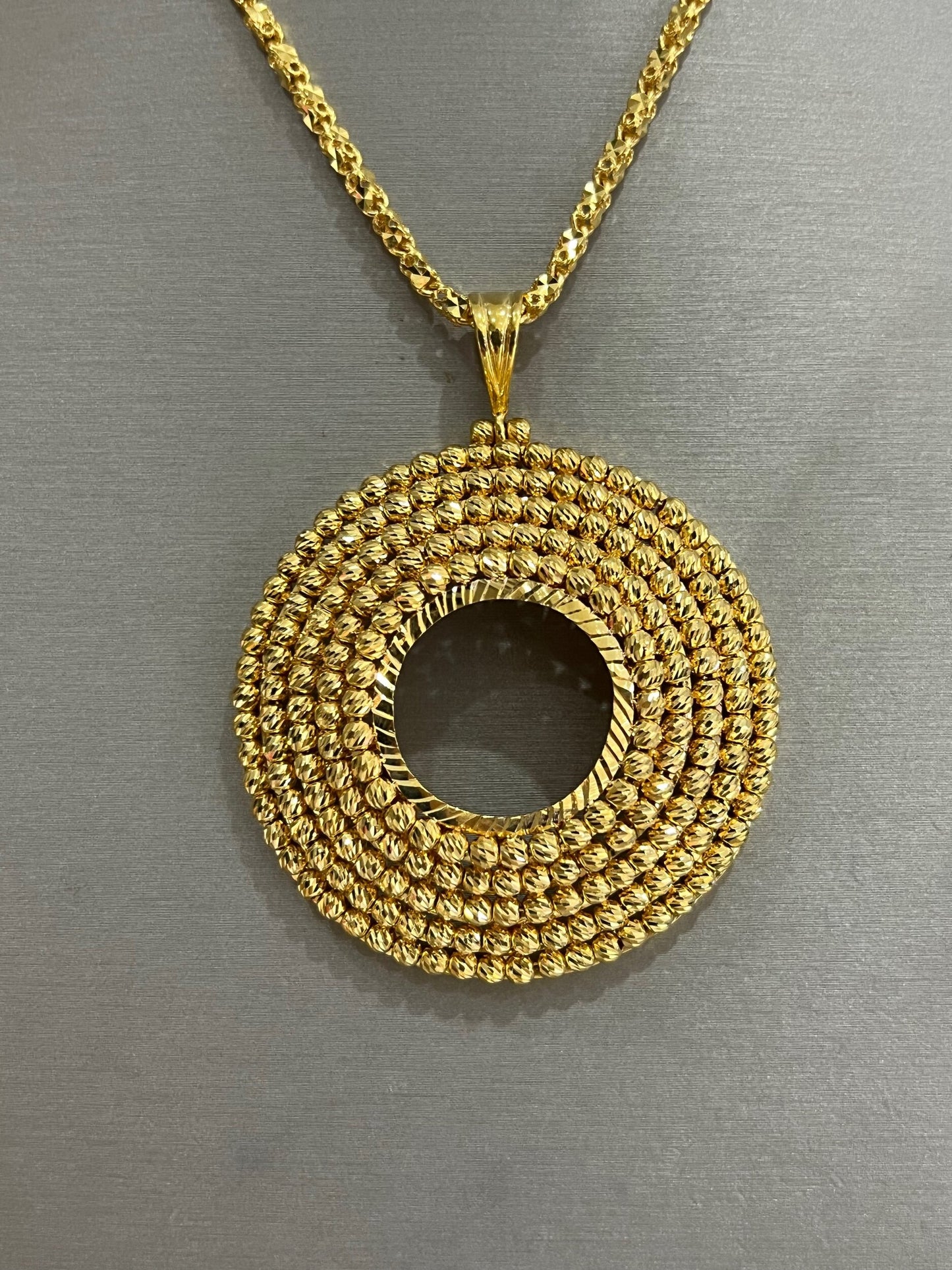 21k Gold Himo Pendant