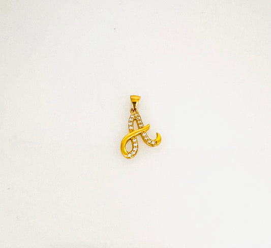 21K Gold Initial Charms