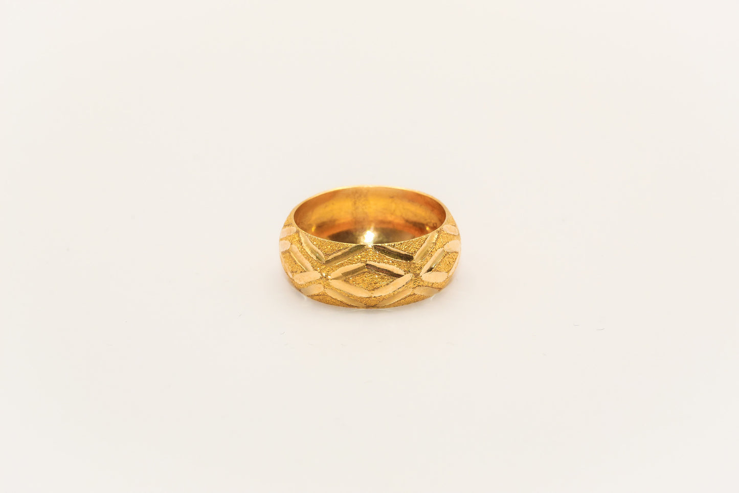 21K Gold Wide Ring