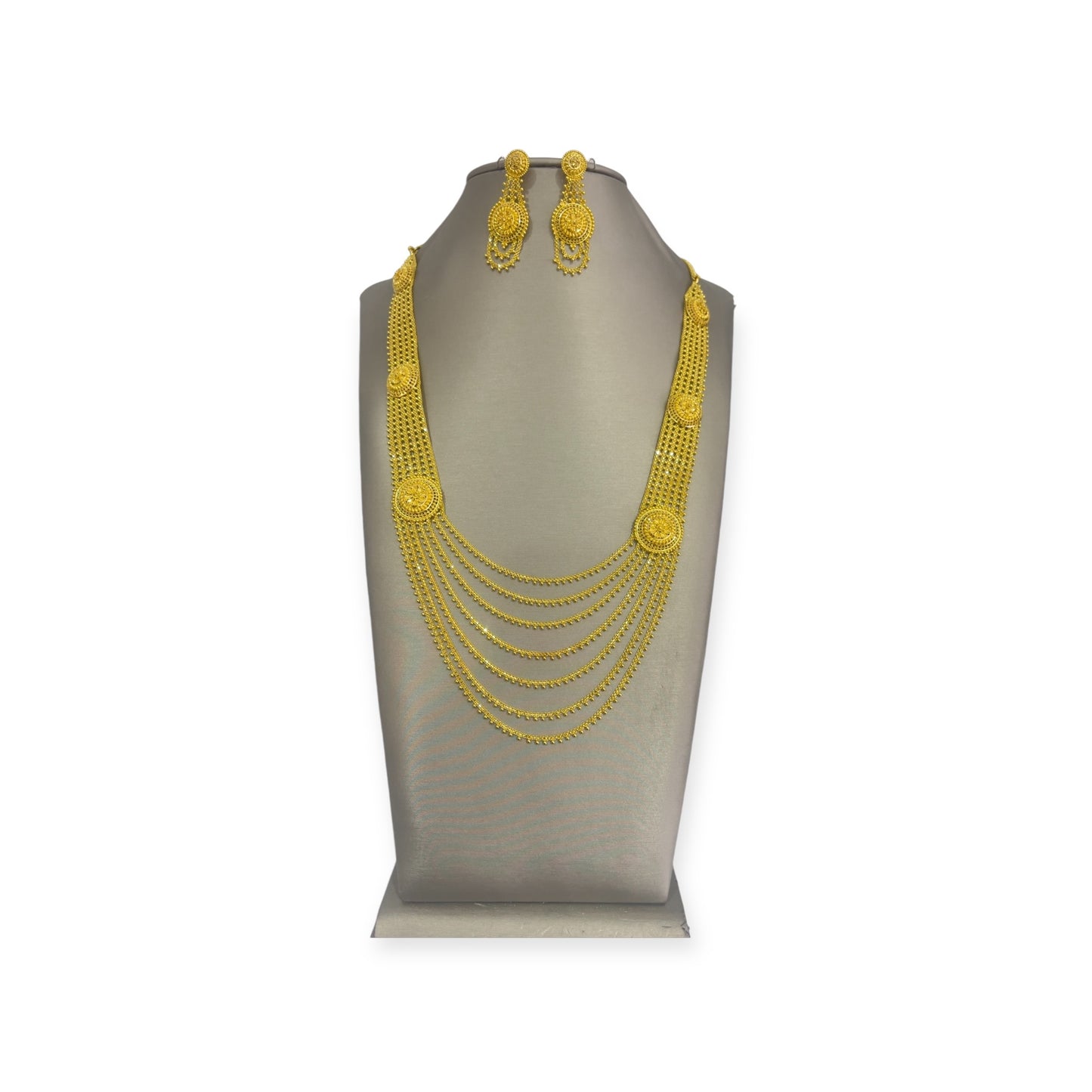 21K Gold Indian Motif Set