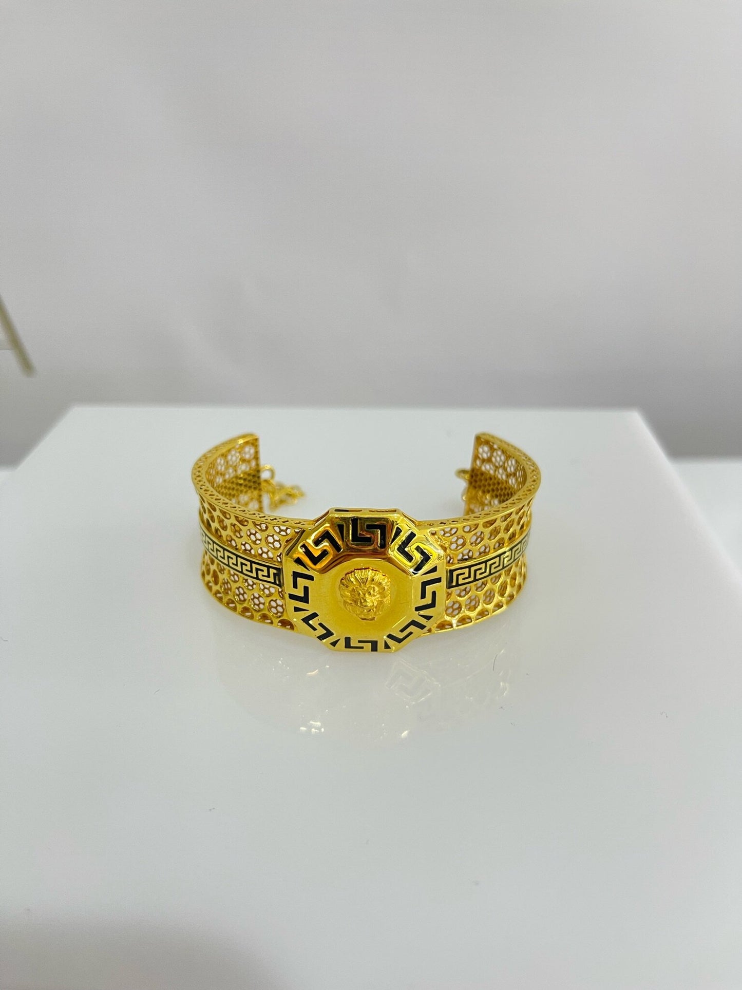 21k Gold Cuff Bracelet