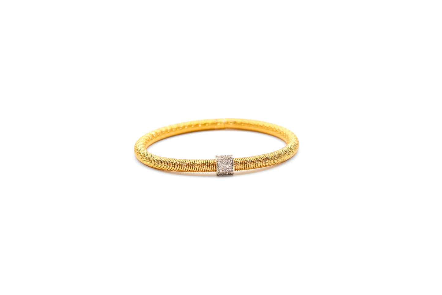 21K Gold Stretch Bracelet