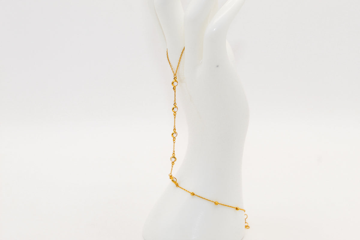 21K Gold Hand Bracelet, 3.2 g, view 4