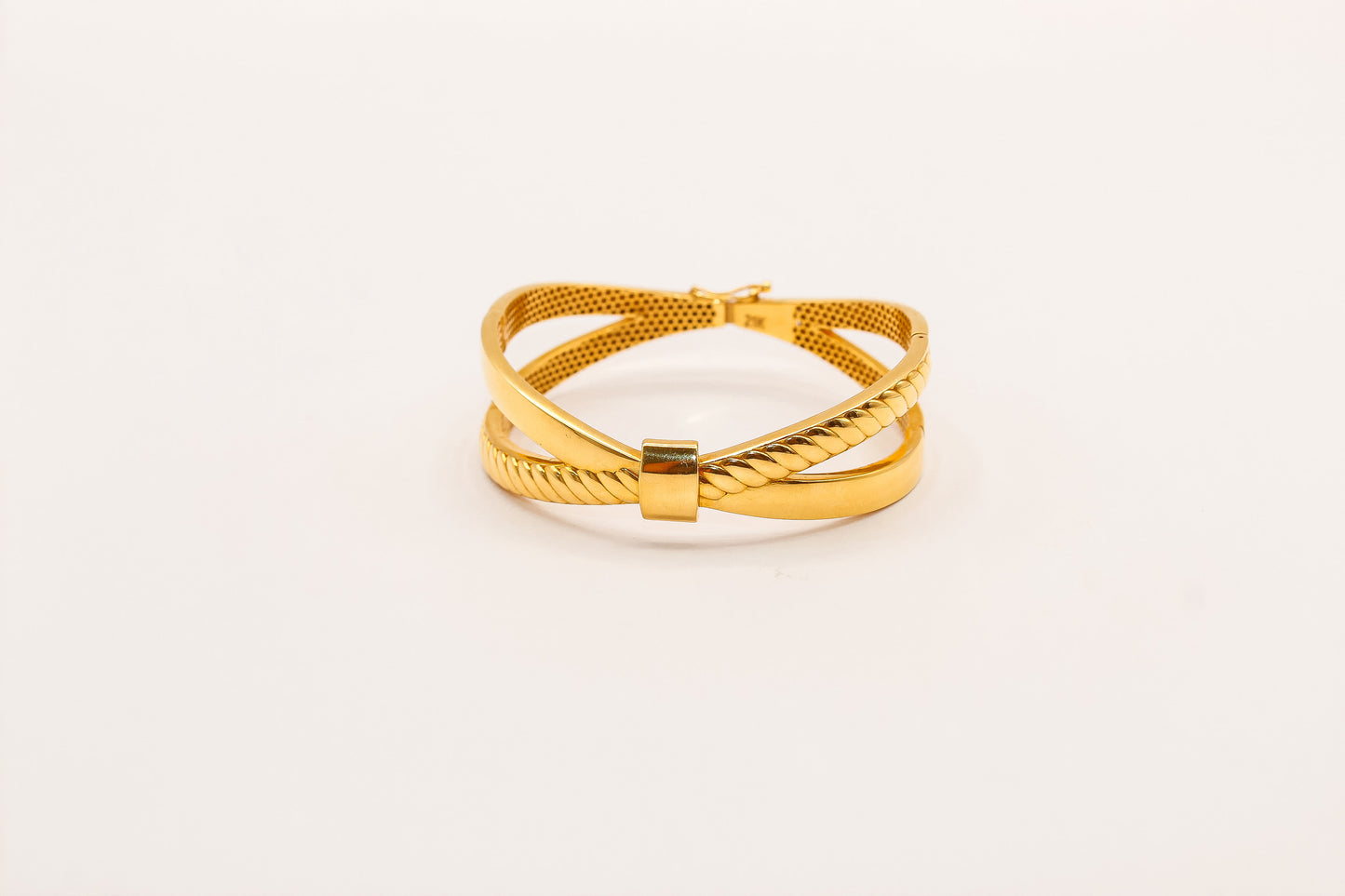 21K Gold X Bangle