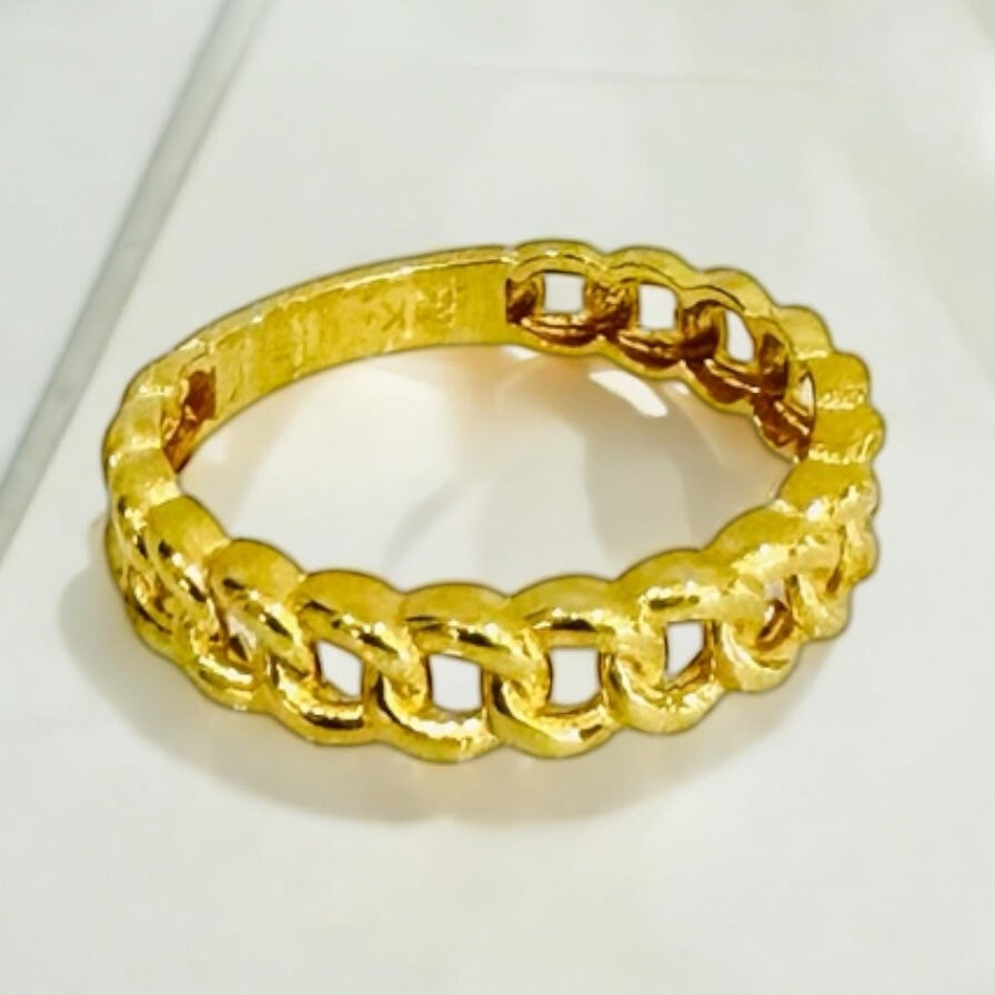 21K Gold Cuban Band