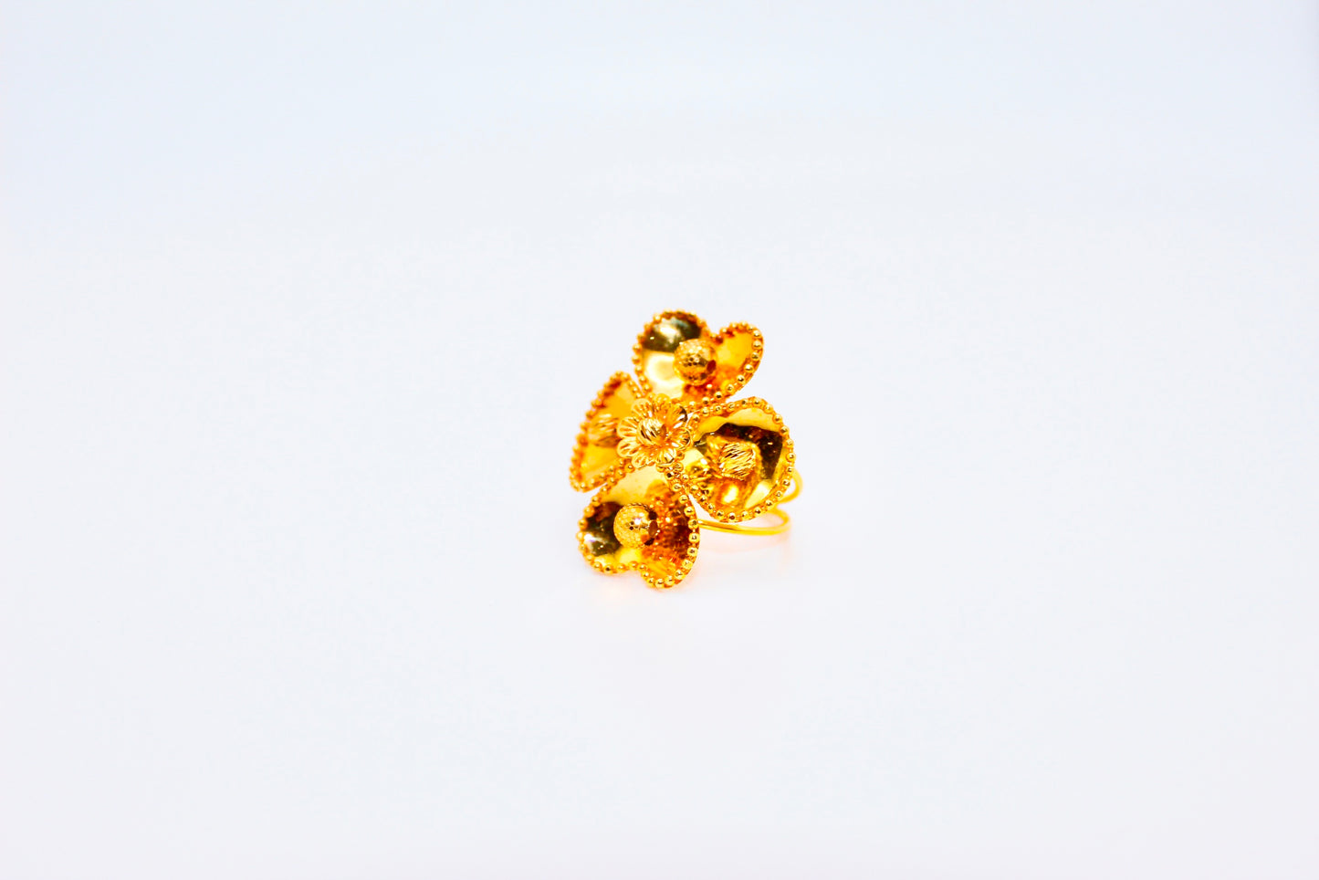21K Gold Flower Ring