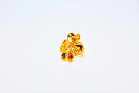 21K Gold Flower Ring
