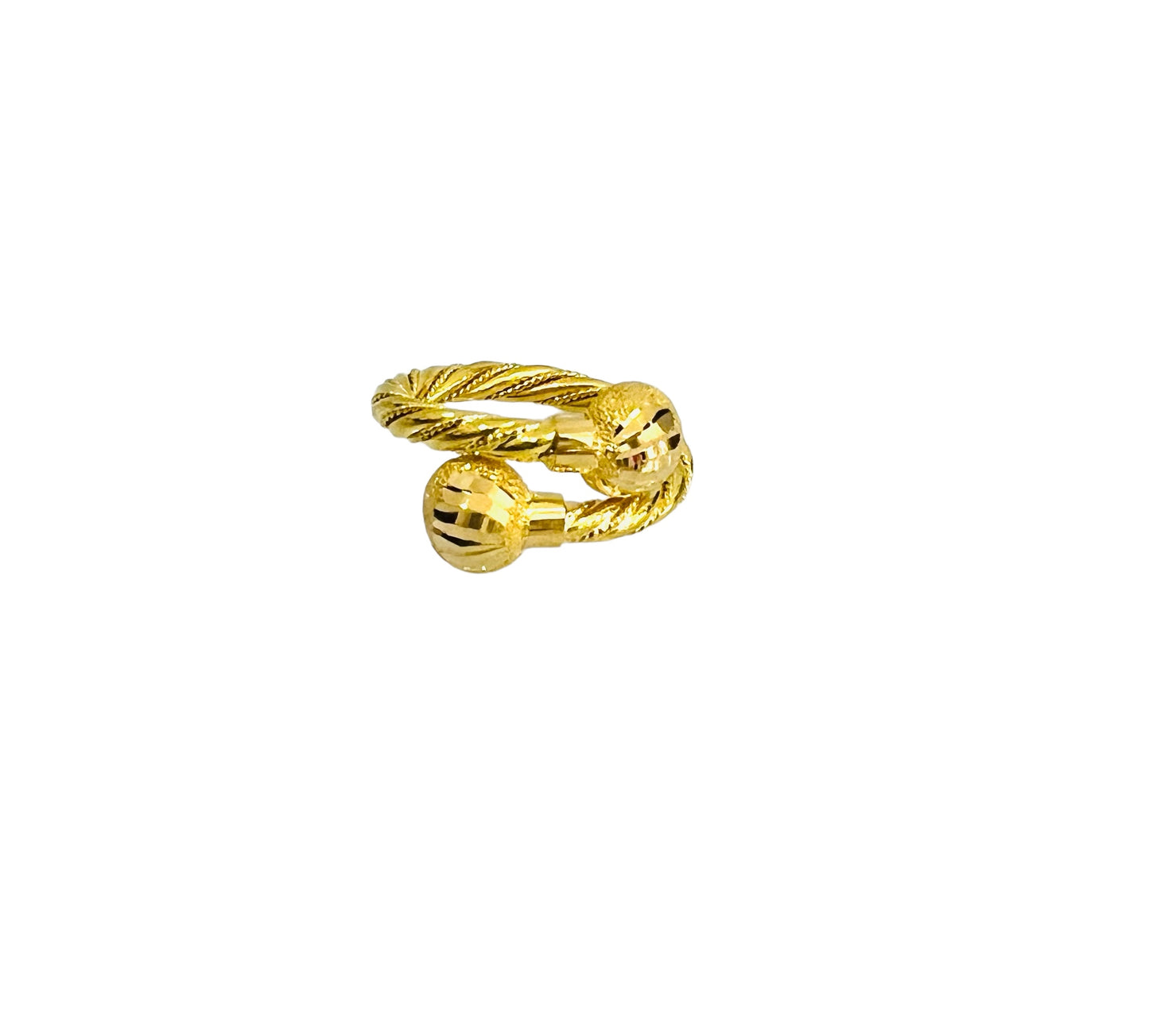 21K Gold Twist Ring