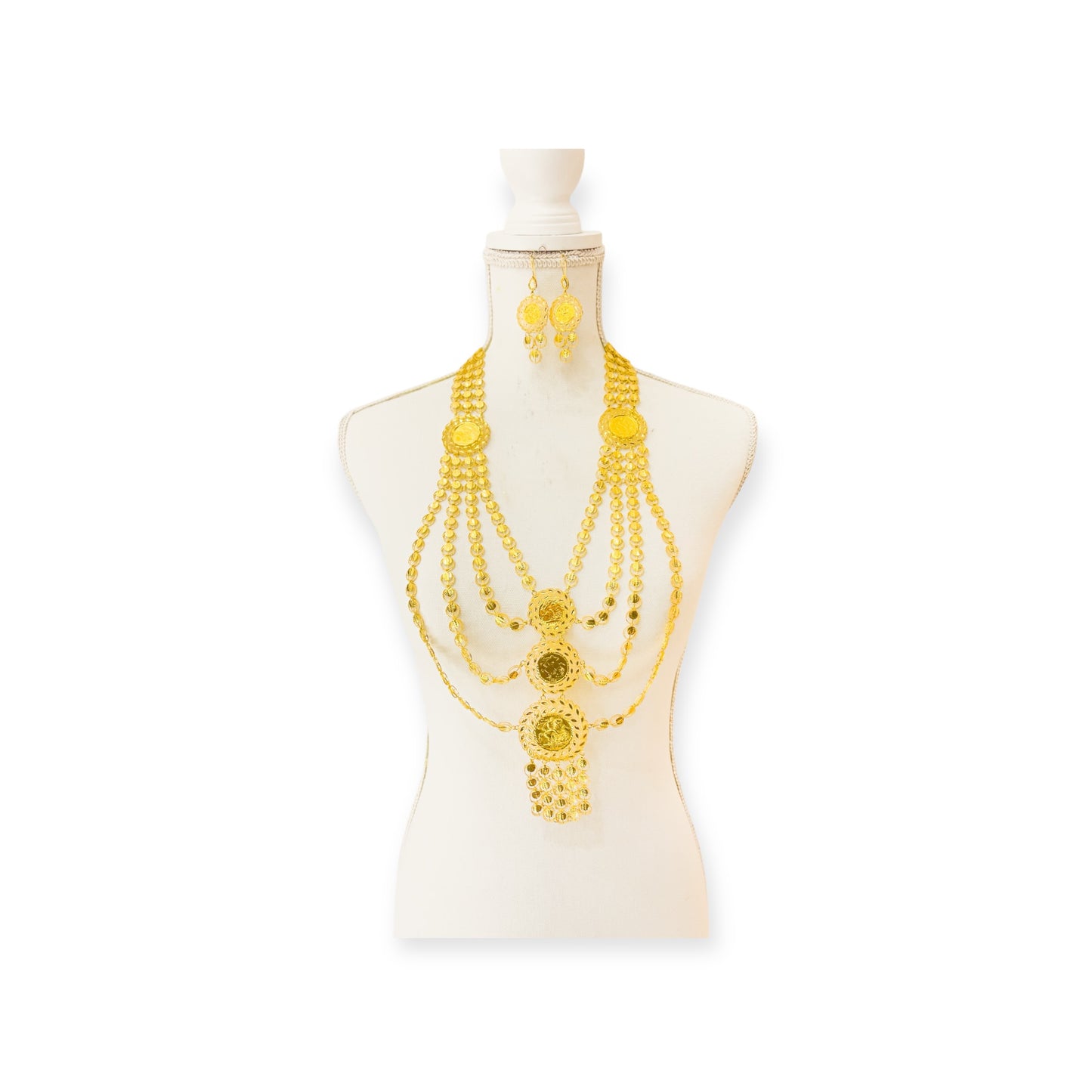 21K Gold Coin Kladah Necklace