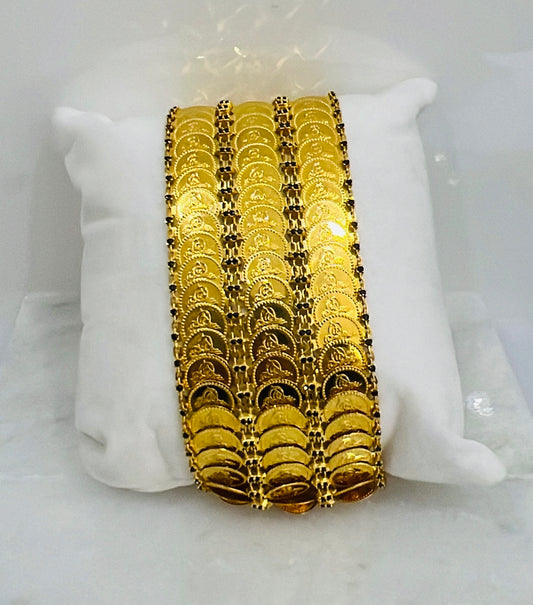 21K Gold Turkish Coin Bracelet