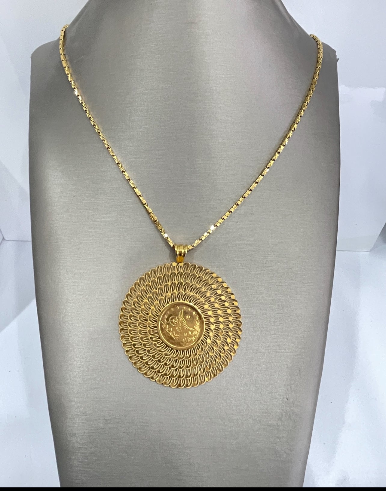 21K Gold Turkish Pendent