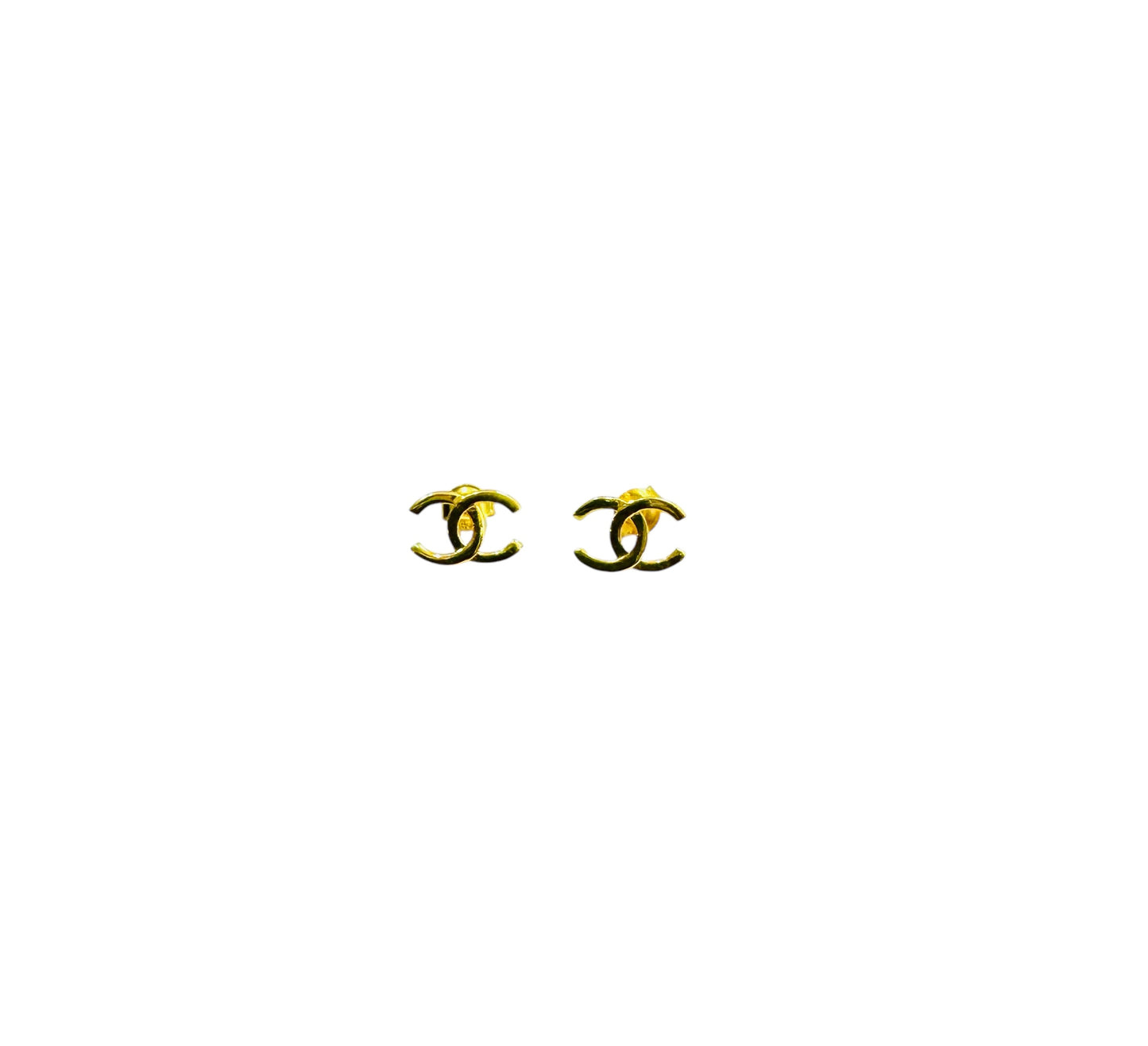 21K Gold Post Earrings