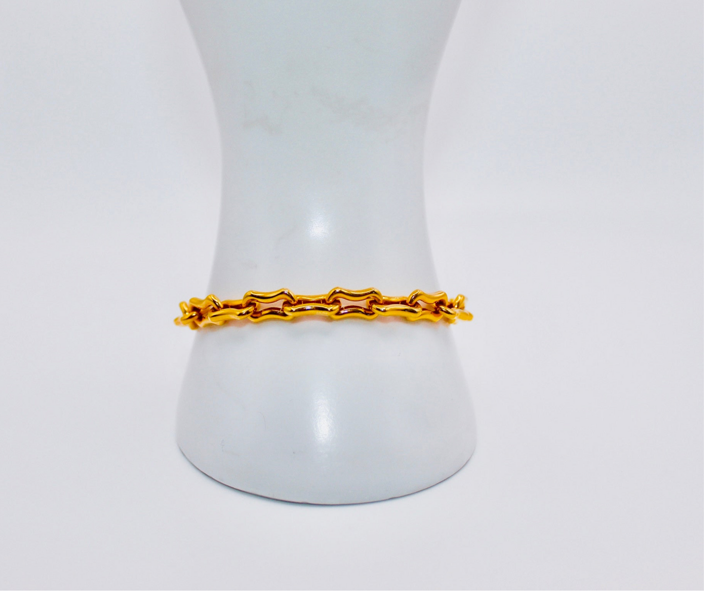21K Gold Link Bracelet