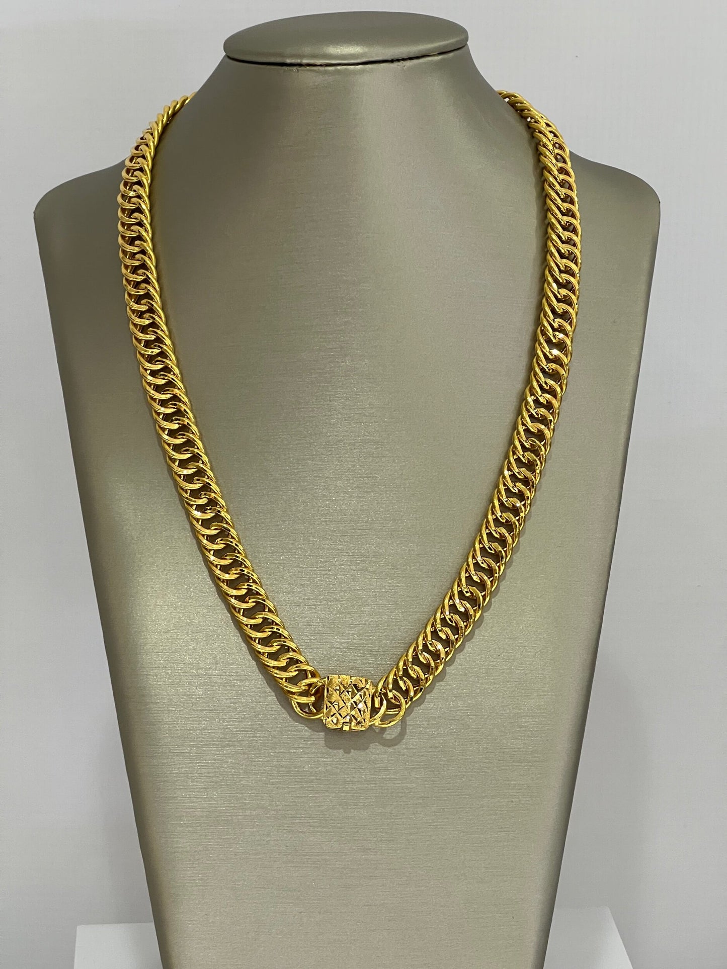 21k Gold Link Necklace