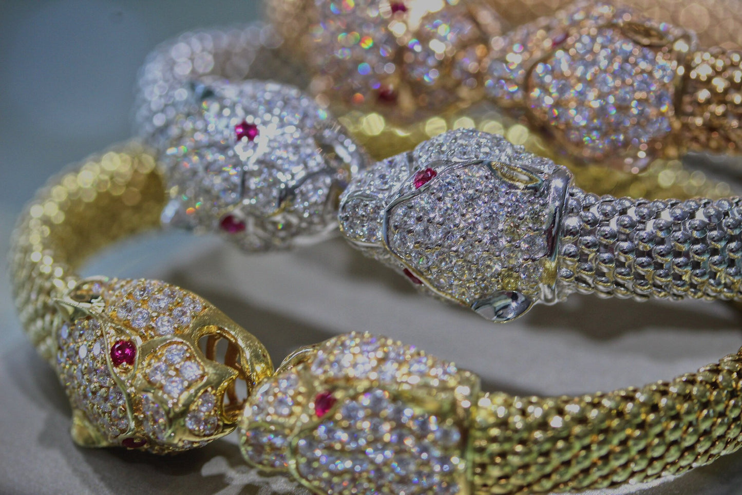 18K Gold Himo Cuff Bracelets