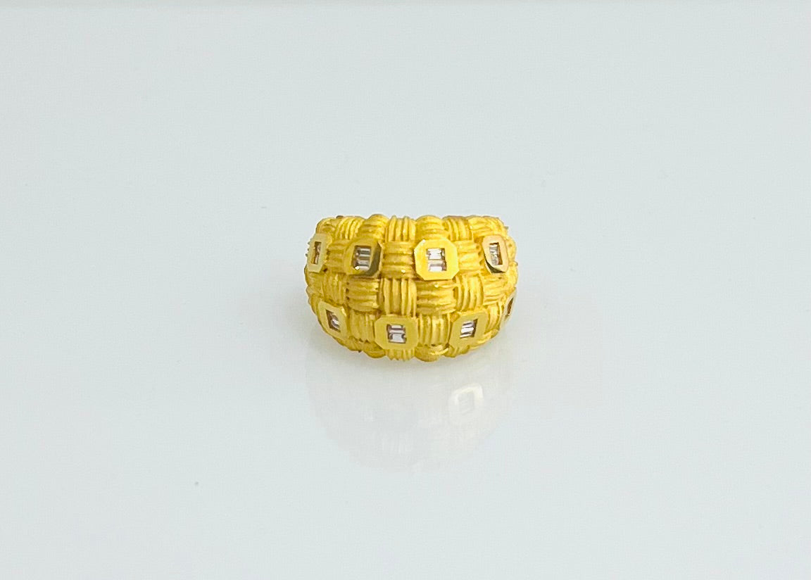 21K Gold Dome Ring