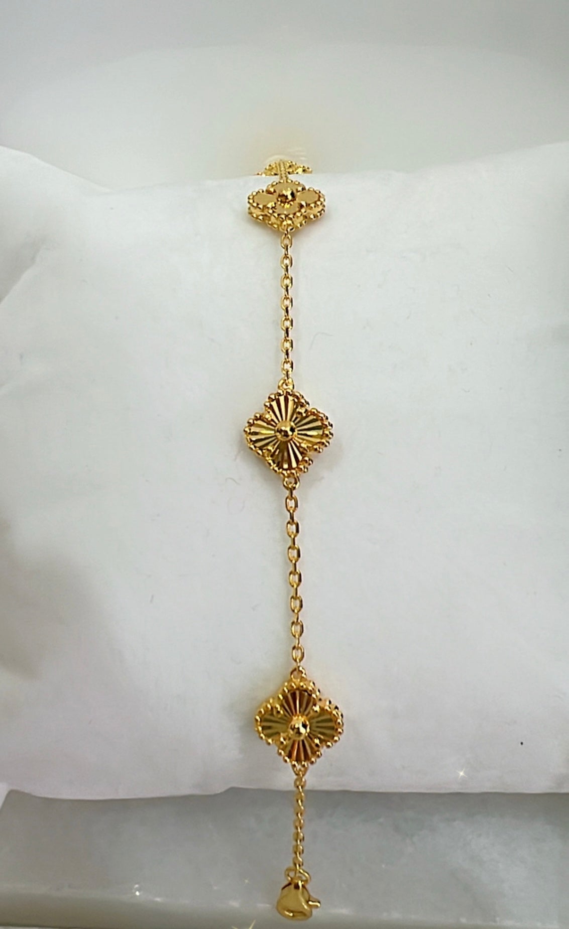 21k Gold clover Bracelet