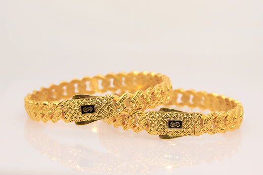 21K Gold Monaco Bangle Bracelet