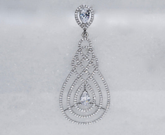 18K White Gold Pendant